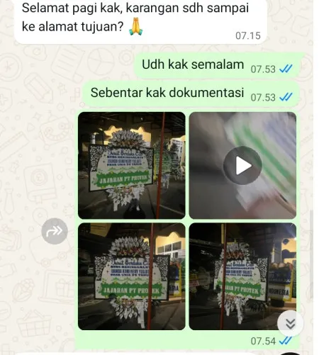 Pengiriman Papan Bunga Selamat Pesanggrahan