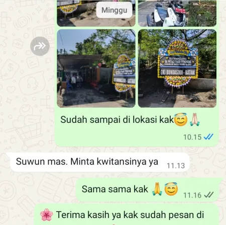 Pengiriman Papan Bunga Duka Pesanggrahan