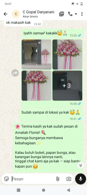 Pengiriman Karangan Bunga Pesanggrahan