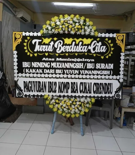 Papan Bunga Duka Pesanggrahan